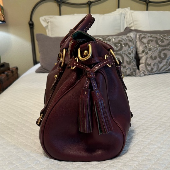 Dooney & Bourke Large Florentine Satchel in Plum!! - Picture 3 of 16